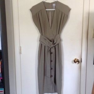 ASOS sage green pencil midi dress